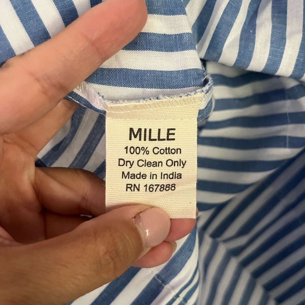 NWT MILLE francoise skirt in monaco stripe - Picture 7 of 10
